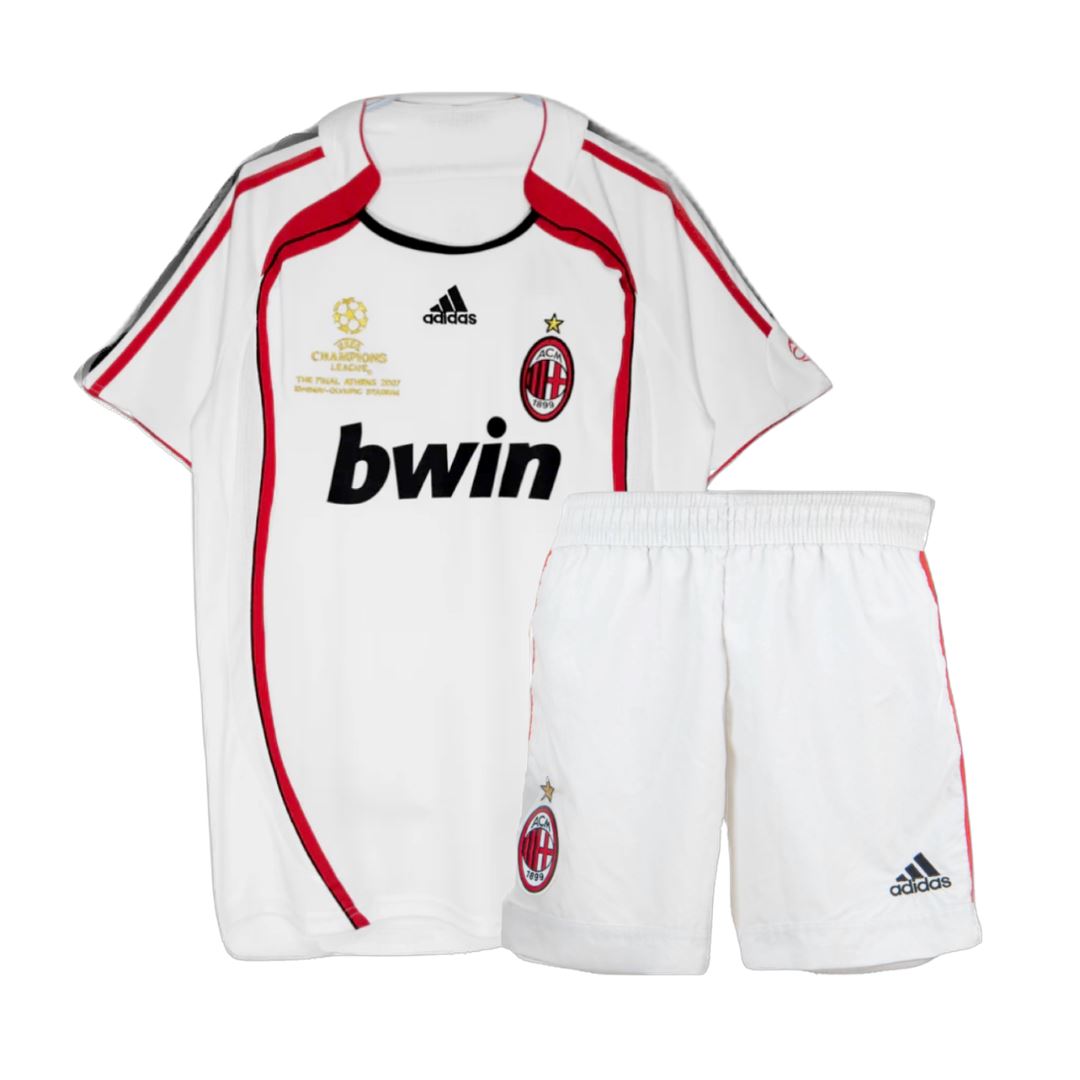 AC Milan 2006/07 UEFA Champions League Final Away Jersey Kids - ITA SPORT