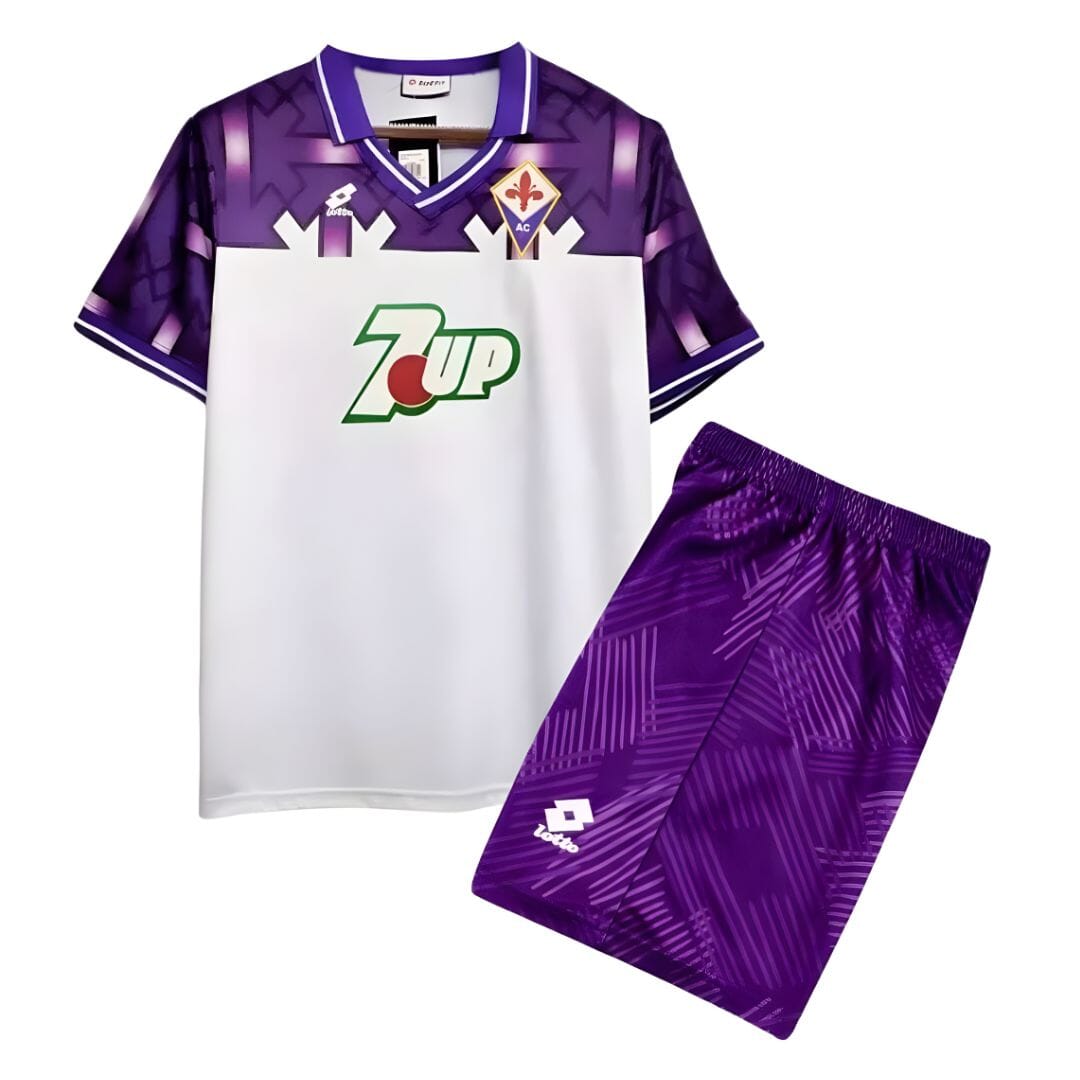 1992/93 Fiorentina Away Jersey Kids Retro - KAPPA