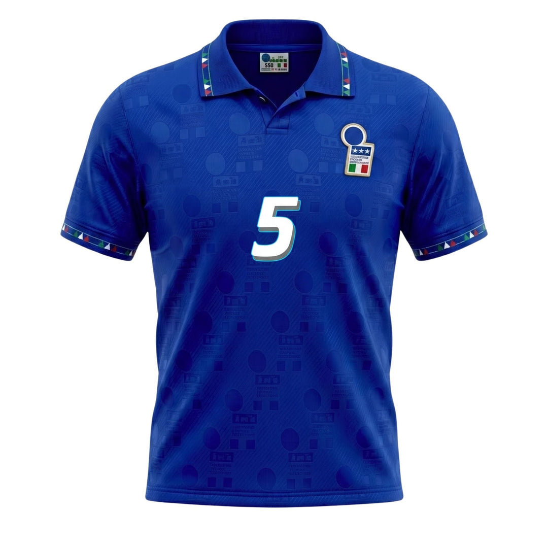 1994/95 Italy Home Jersey Maldini #5 - ITASPORT