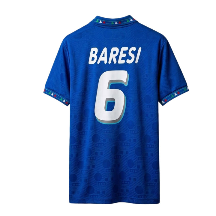 Italy 1994 Home Jersey – Baresi 6 - ITASPORT