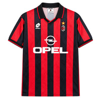 1995/96 AC Milan Home Jersey - Baggio 18 - ITASPORT