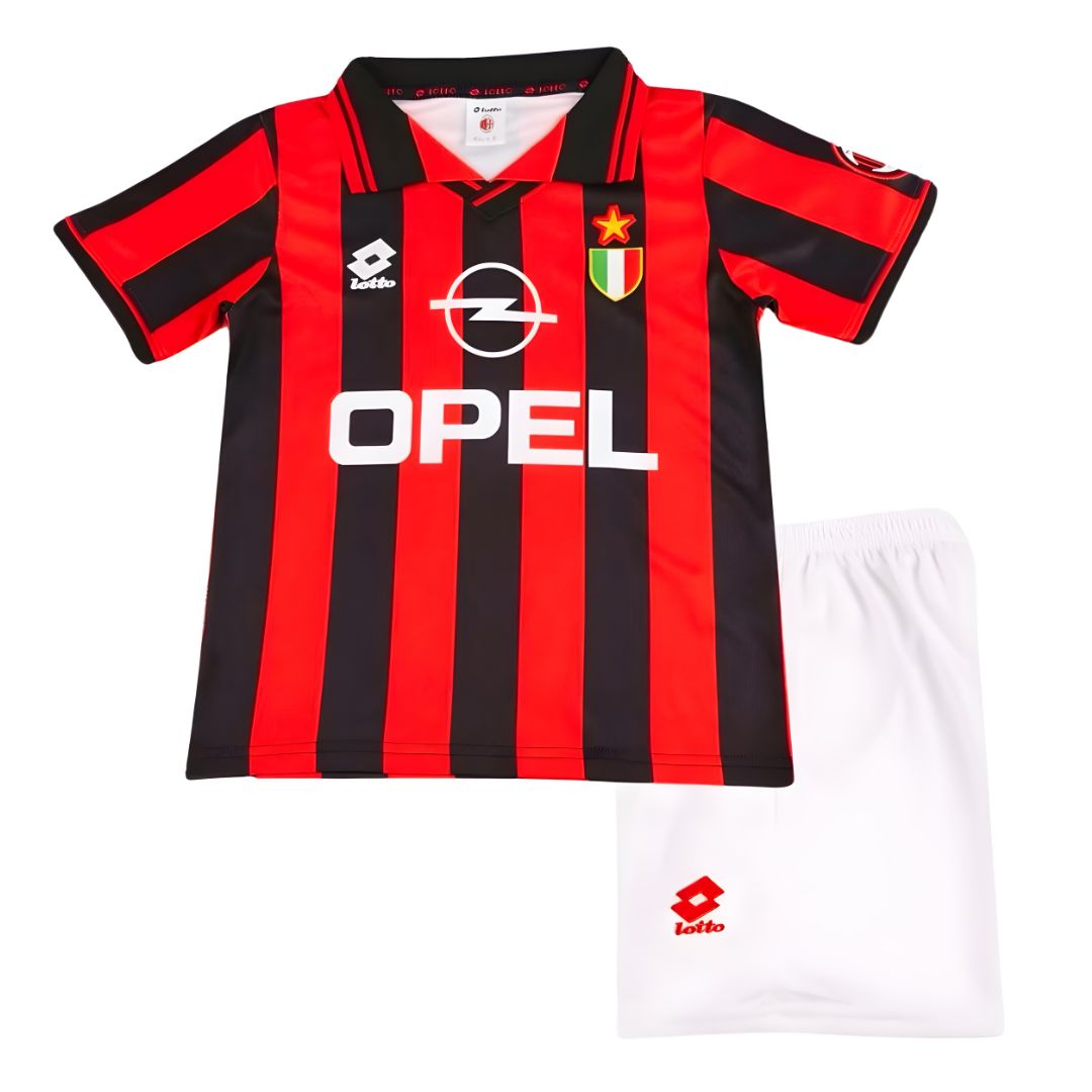 1996/97 AC Milan Home Jersey Kids Retro Edition - ITASPORT