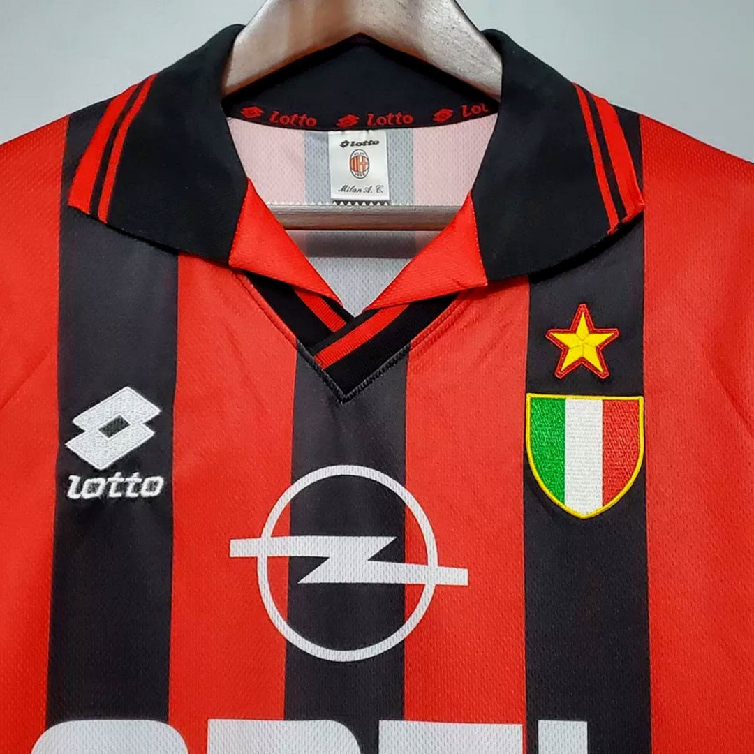 1996/97 AC Milan Home Jersey – Baresi 6 - ITASPORT