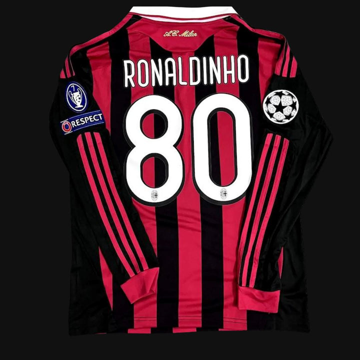 2009/10 AC Milan Home Jersey Long Sleeve - ITASPORT