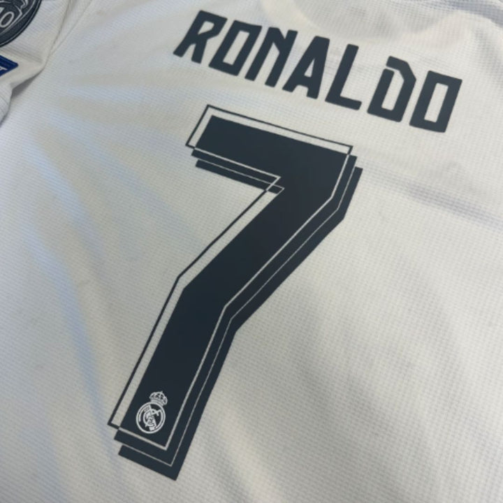 2016 Real Madrid Home Shirt UCL Final L/Sleeve Ronaldo 7 - ITASPORT