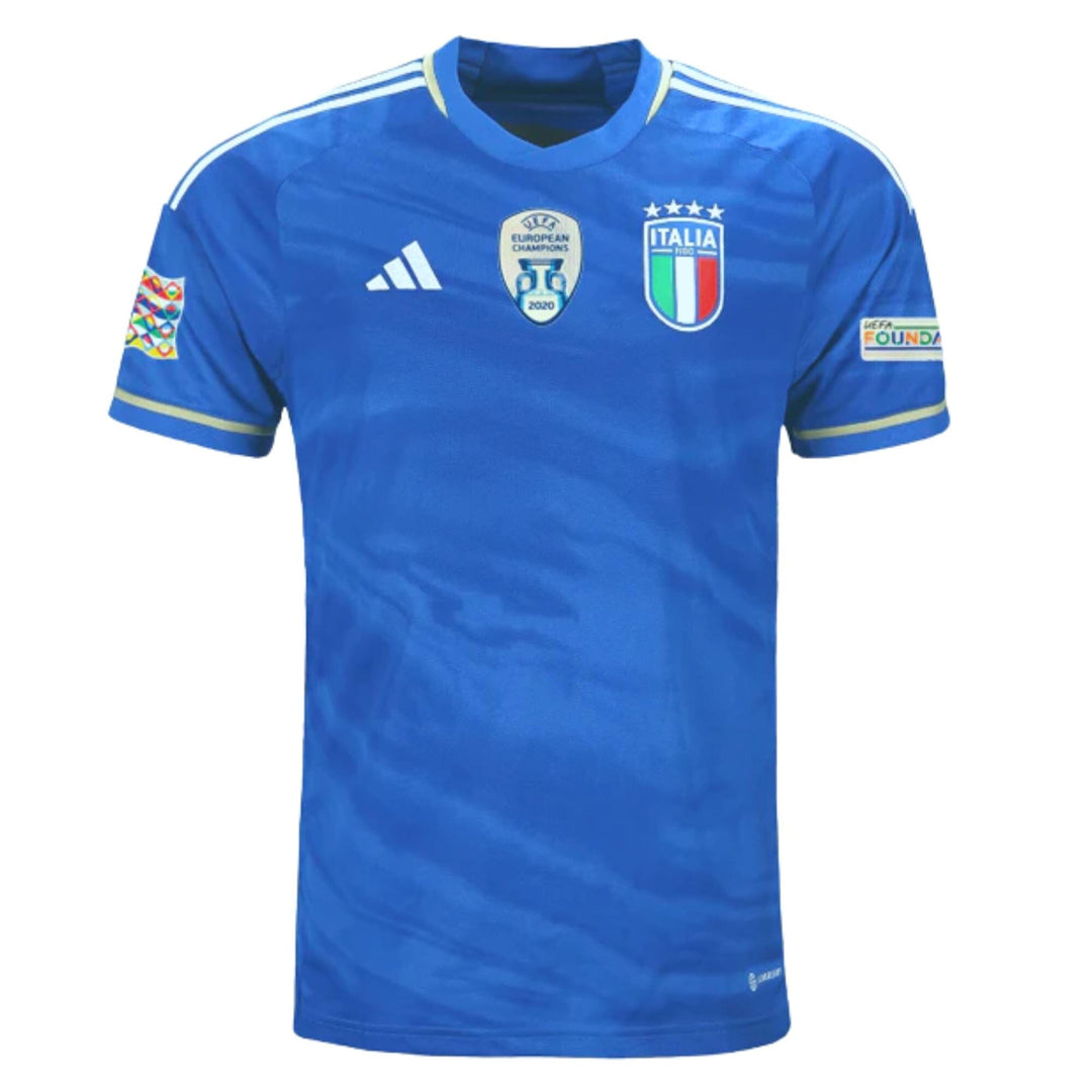 Italy Home Jersey 2023/24 Authentic w. Nations League Patches - ADIDAS