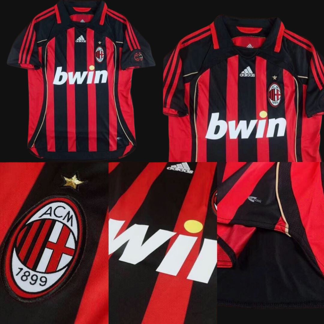 AC Milan 2006/07 Home Jersey Kids - ITA SPORT