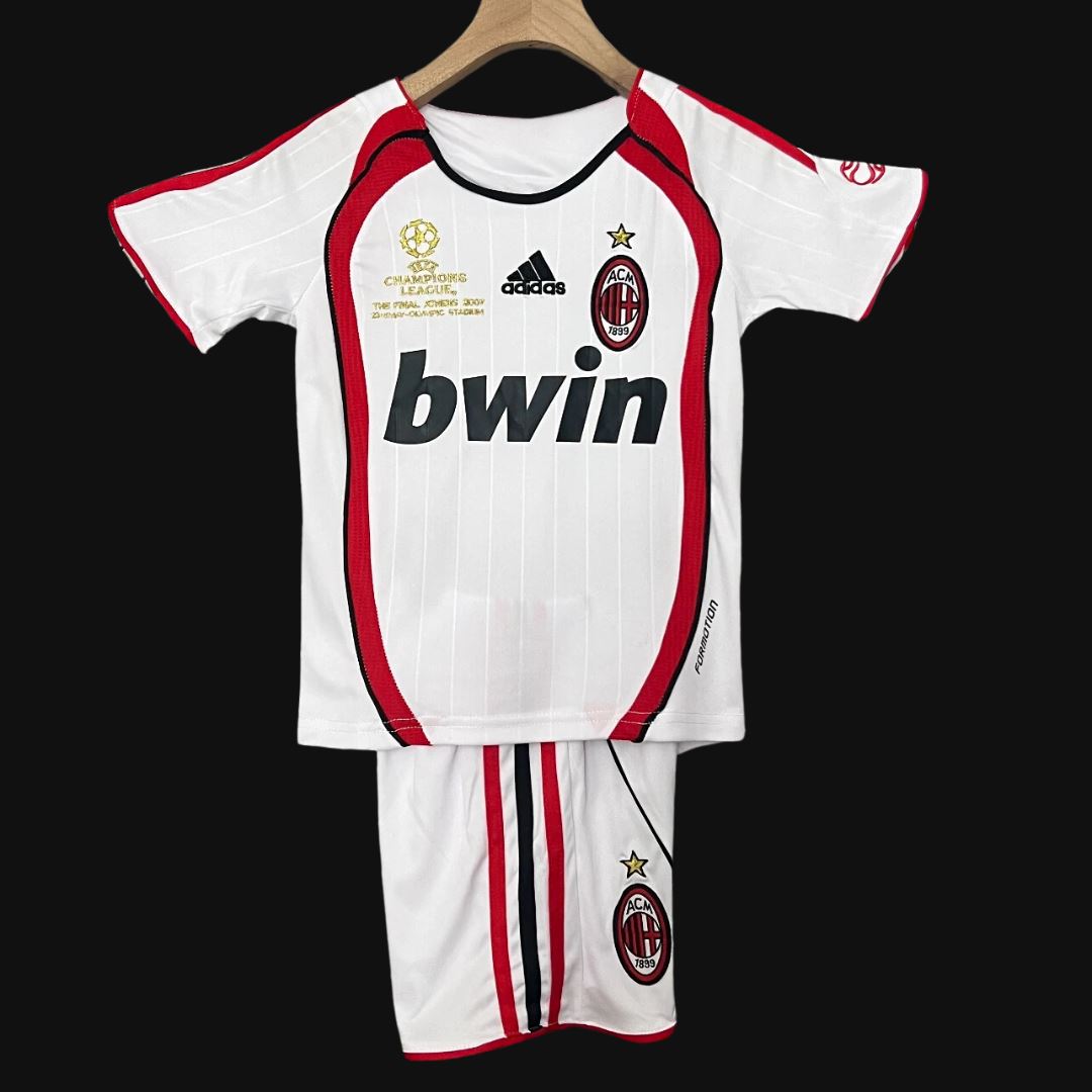 AC Milan 2006/07 UEFA Champions League Final Away Jersey Kids - ITA SPORT