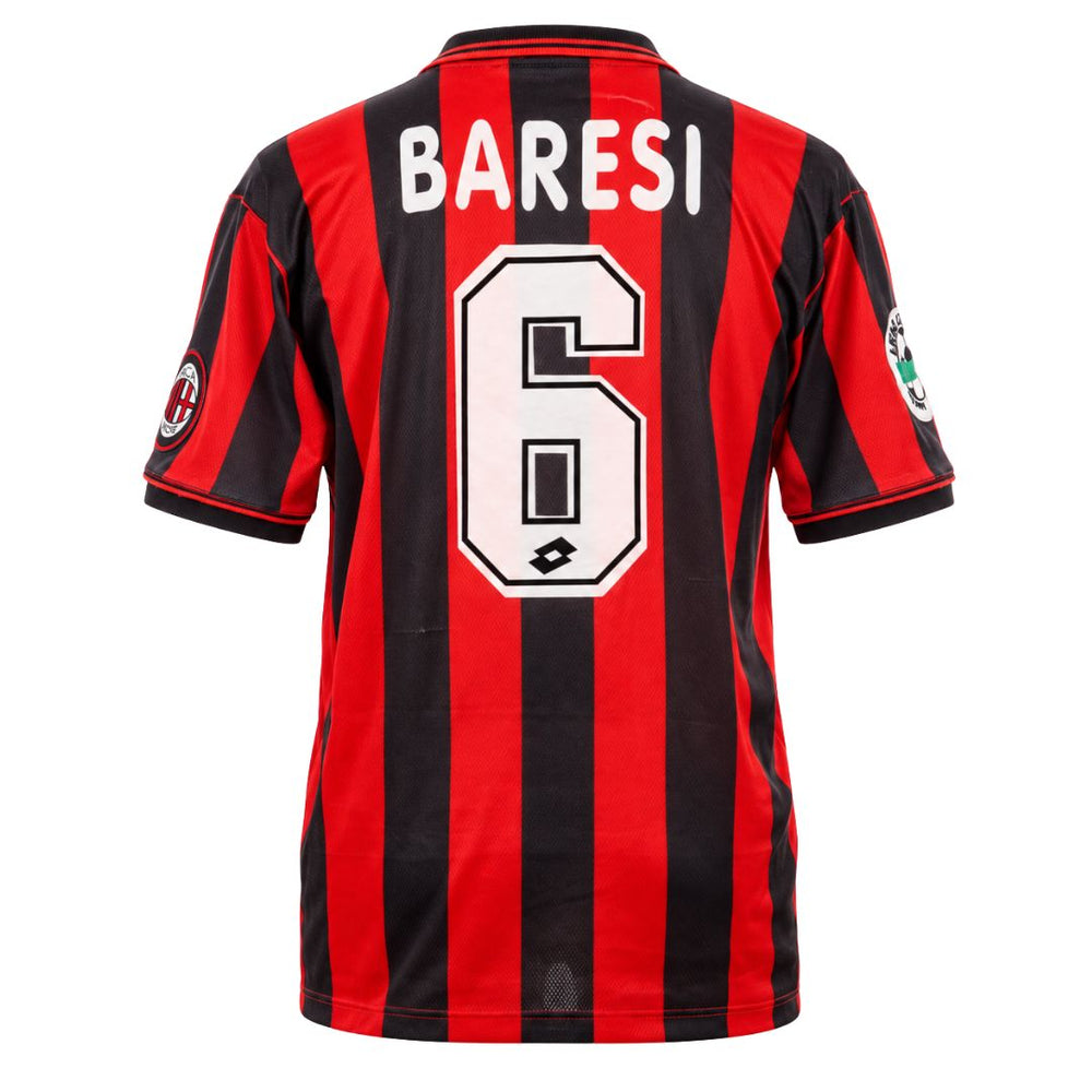 AC Milan 1996/97 Home Retro Jersey – Baresi 6 - ITASPORT