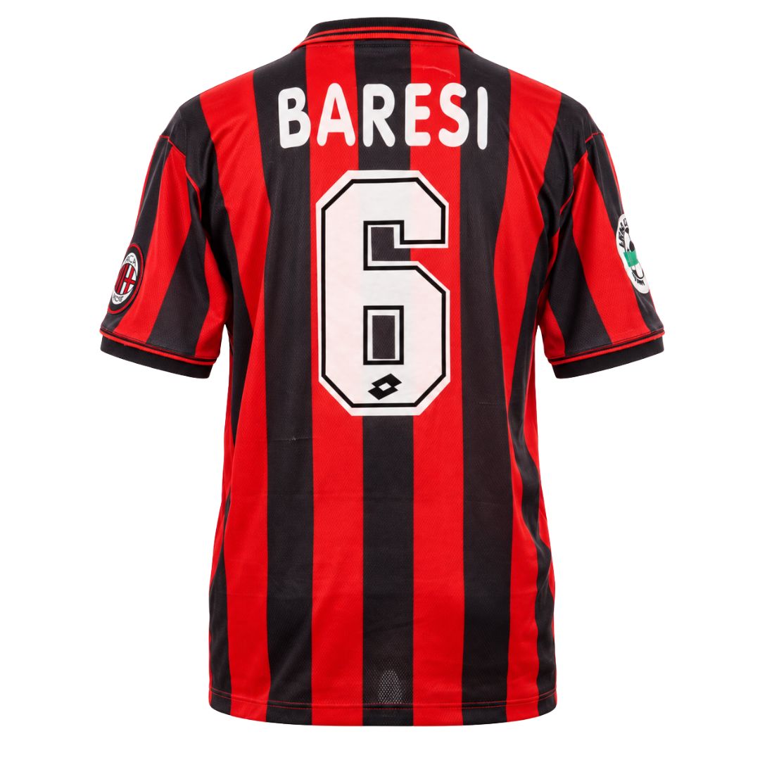 AC Milan 1996/97 Home Retro Jersey – Baresi 6 - ITASPORT
