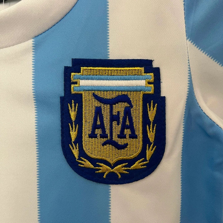 ARGENTINA 1986 HOME JERSEY KIDS RETRO EDITION - ITASPORT