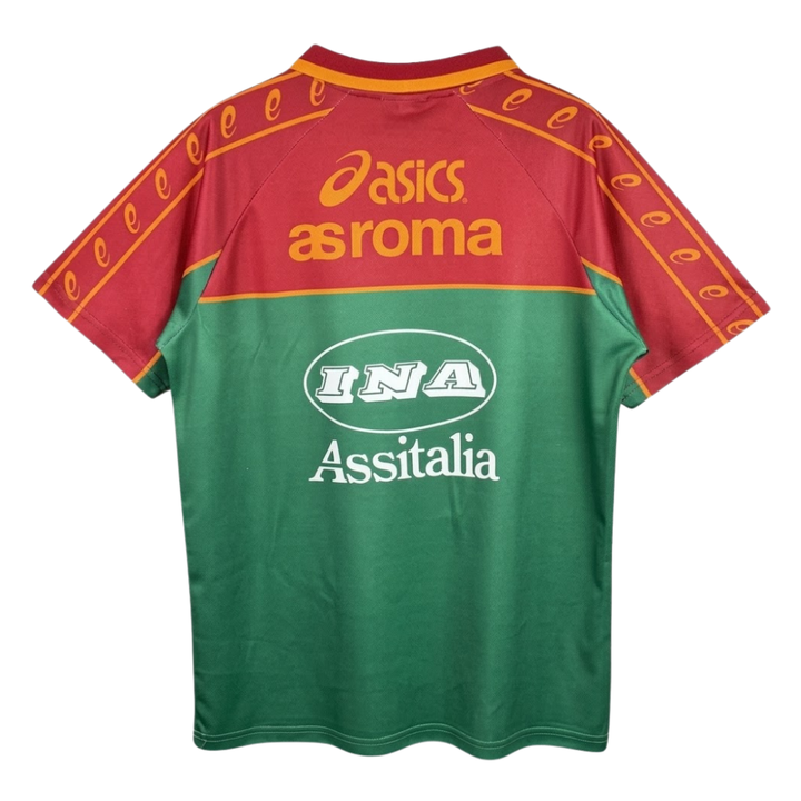 AS Roma 1995/96 retro pre-match football shirt - ASICS