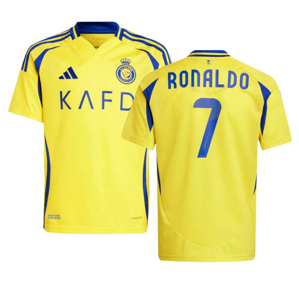 Al Nassr FC Home Jersey 24/25 Ronaldo 7 Kids - ITASPORT