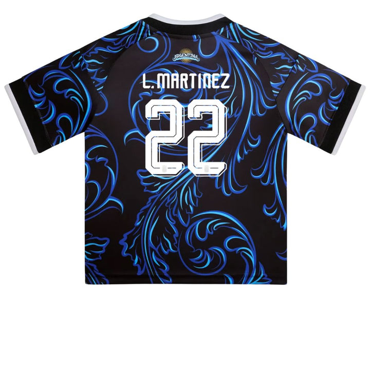 Argentina Away 2026 Mini Kit – L. MARTÍNEZ 22 - ADIDAS