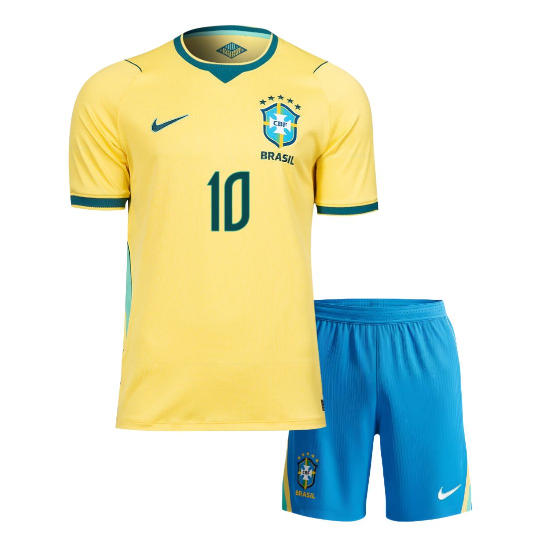 Brazil 2026 Home Kids Kit – Neymar 10 - NIKE
