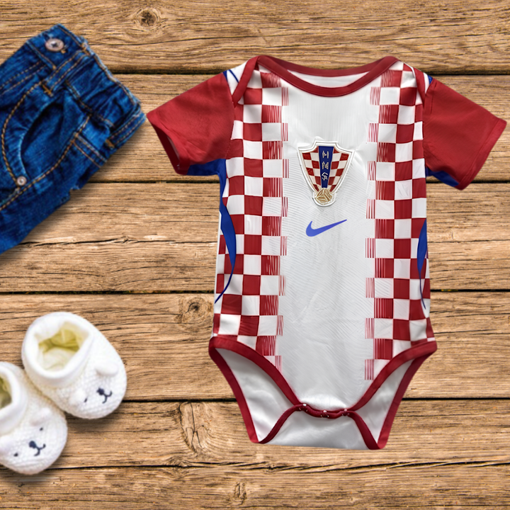 Croatia Home 2026 baby jersey front view - NIKE