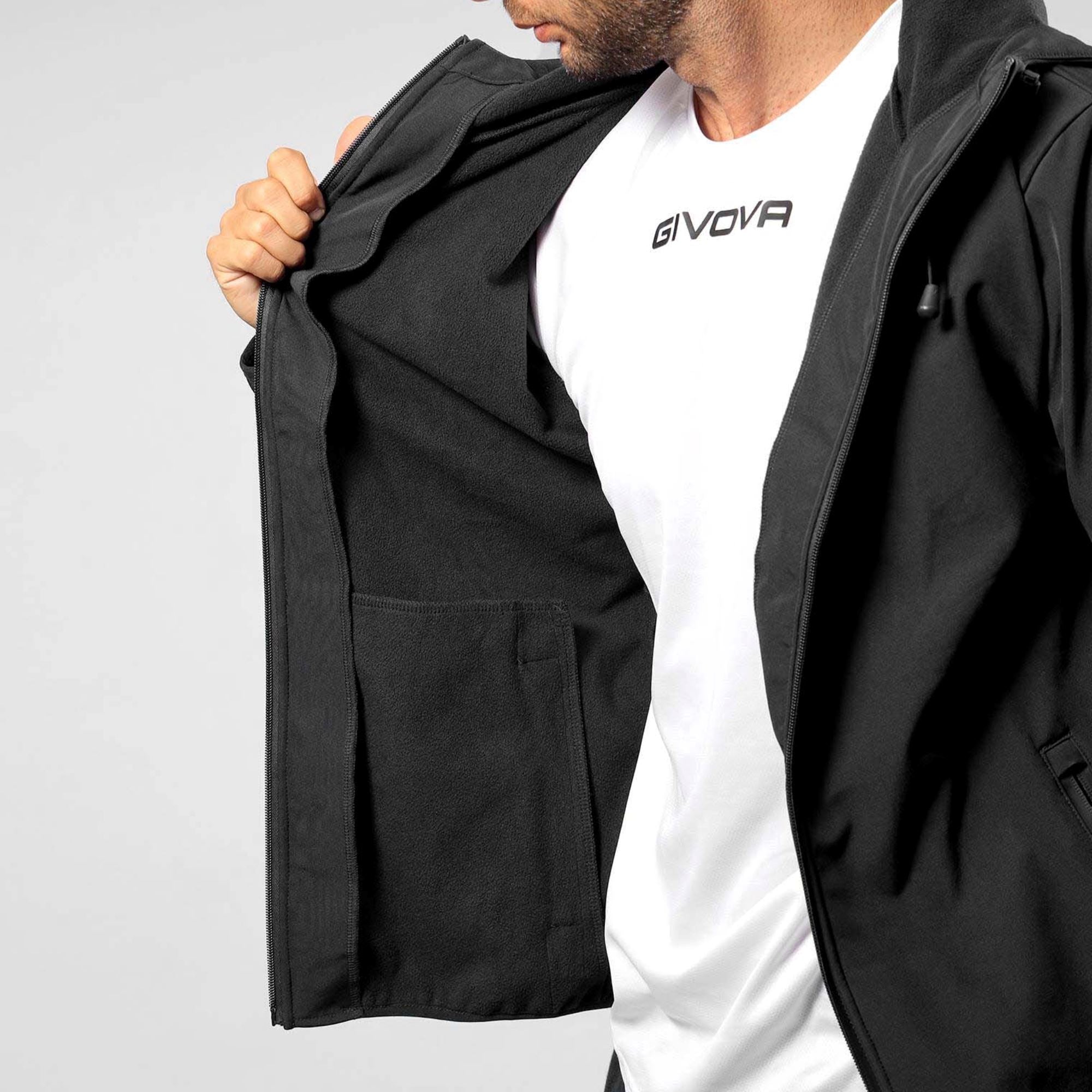 Givova Soft Shell Hooded Jacket - GIVOVA