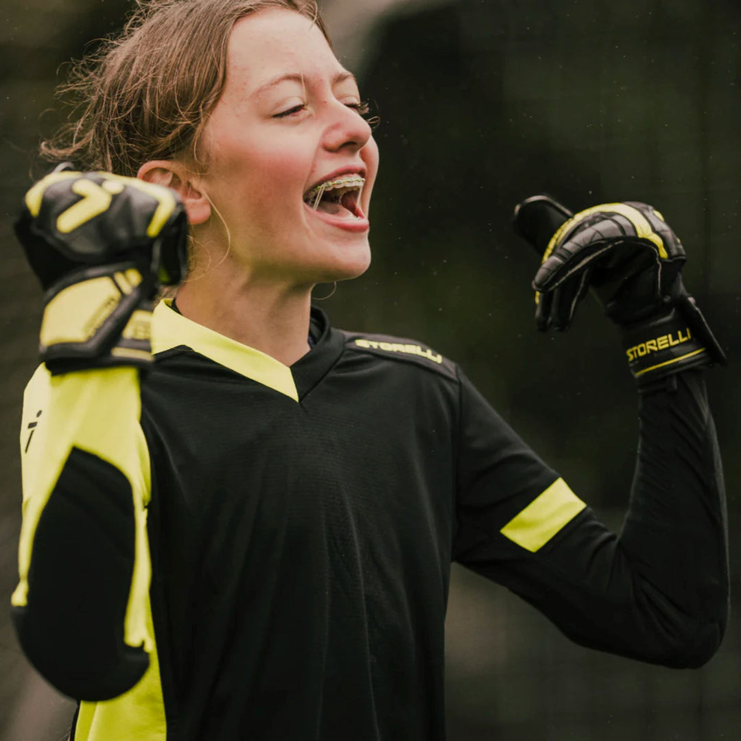 Goalkeeper Jersey by Storelli - Black/Strike - ITASPORT