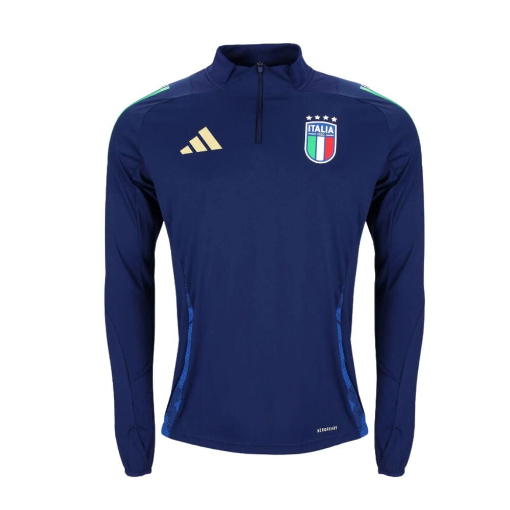Italy FIGC Navy Training Tracksuit 24/25 Kids - ADIDAS