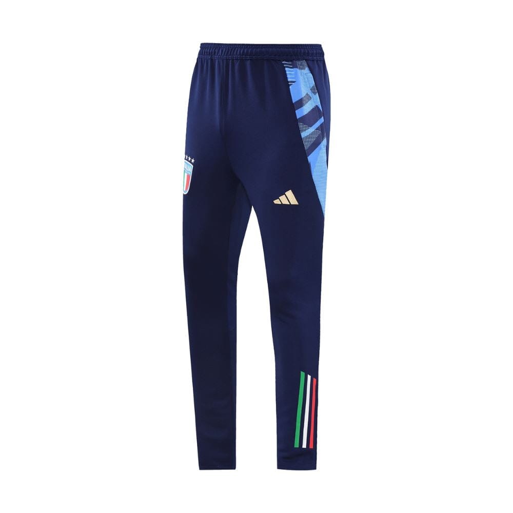 Kids Italy FIGC Navy Full Zip Training Tracksuit 24/25 - ADIDAS