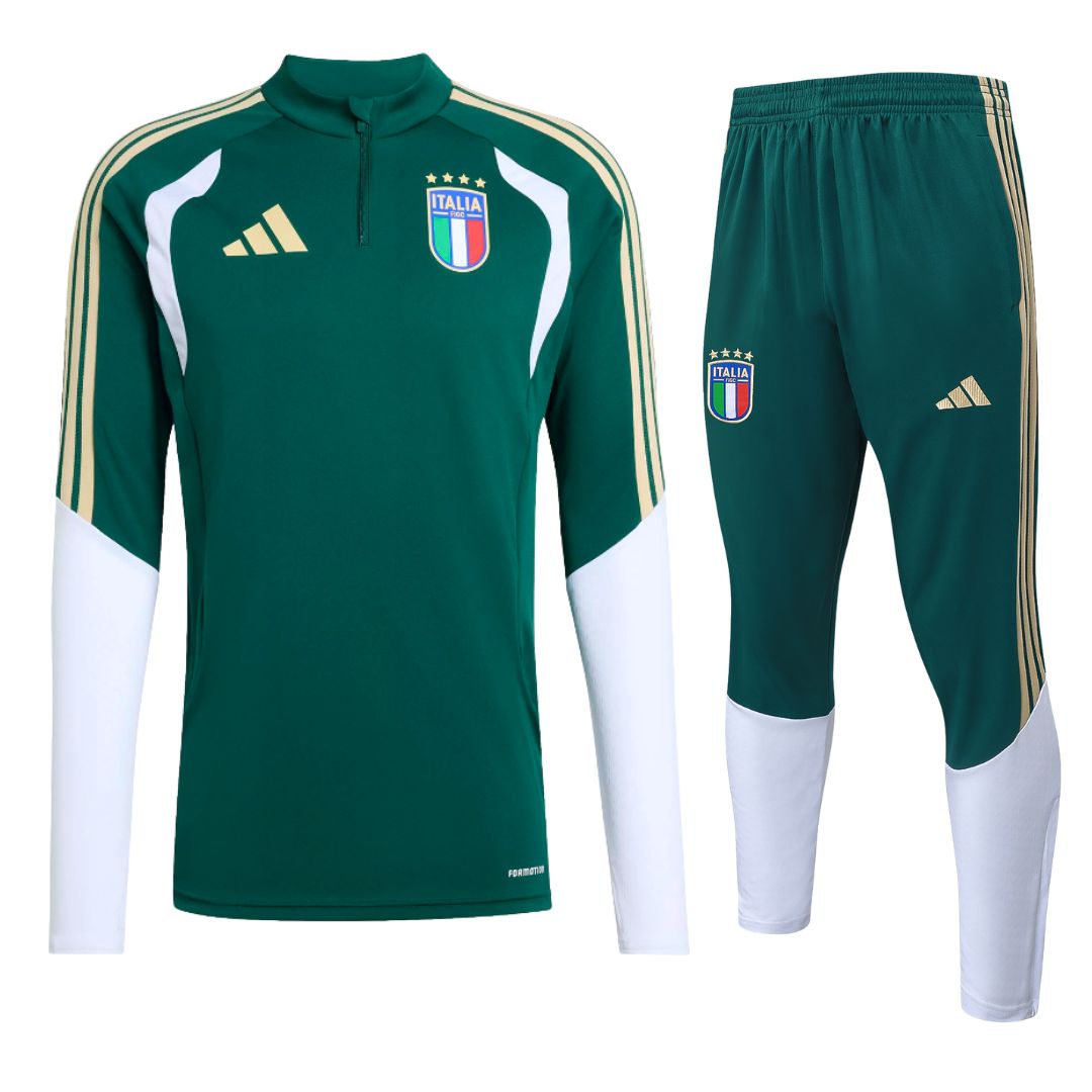 2026 Italy FIGC Training Tracksuit Green - ADIDAS