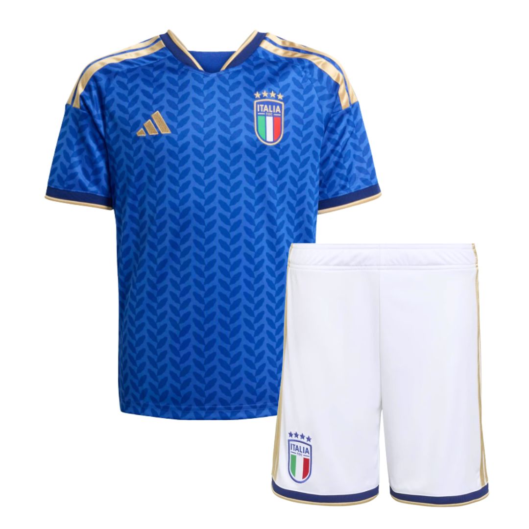 Italy FIGC Home Jersey 2026 — Kids Kit - ADIDAS