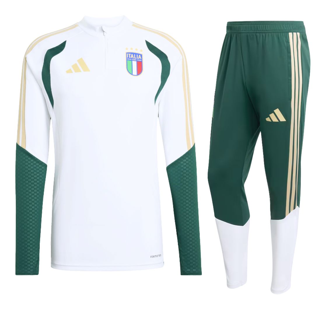 2026 Italy FIGC Training Tracksuit White - ADIDAS