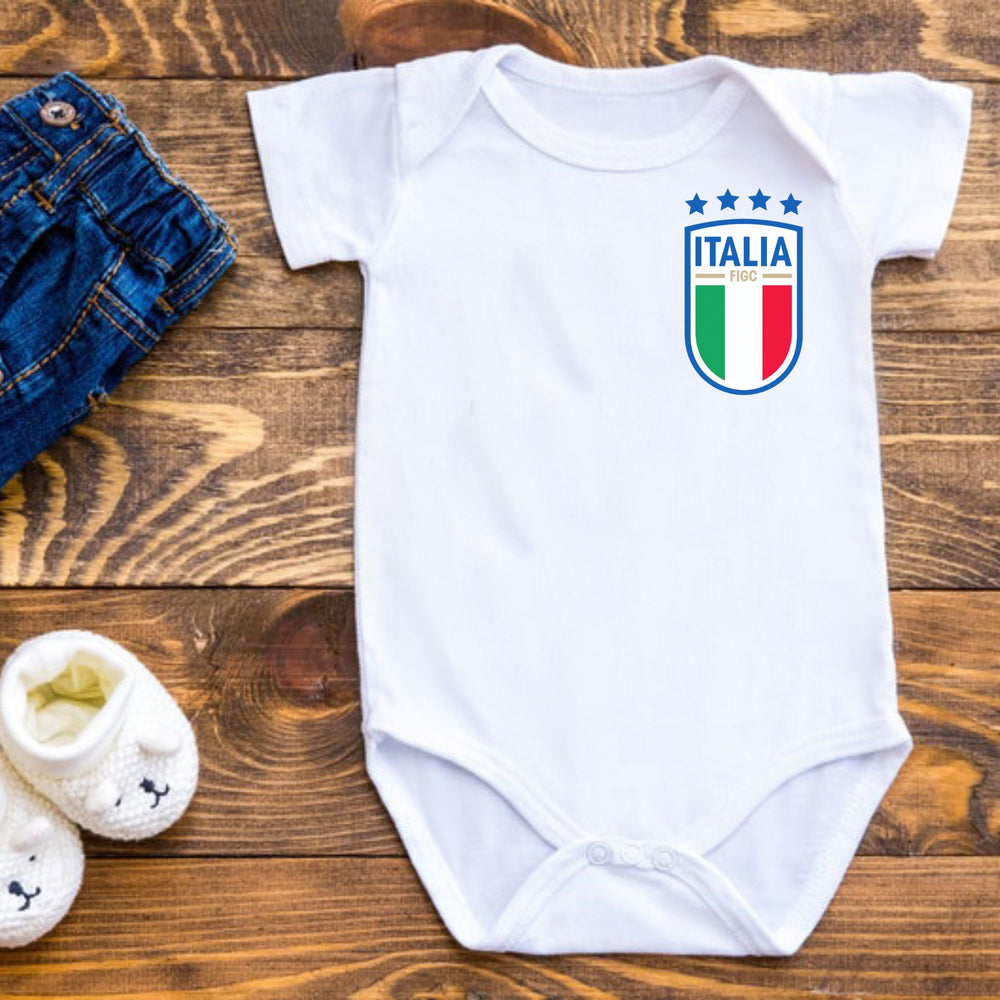 Italia 24/25 Baby Bodysuit w/ name and number - ITA SPORT