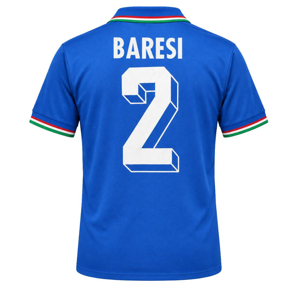 Italy 1982 World Cup Home Retro Jersey – Baresi 2 - ITASPORT
