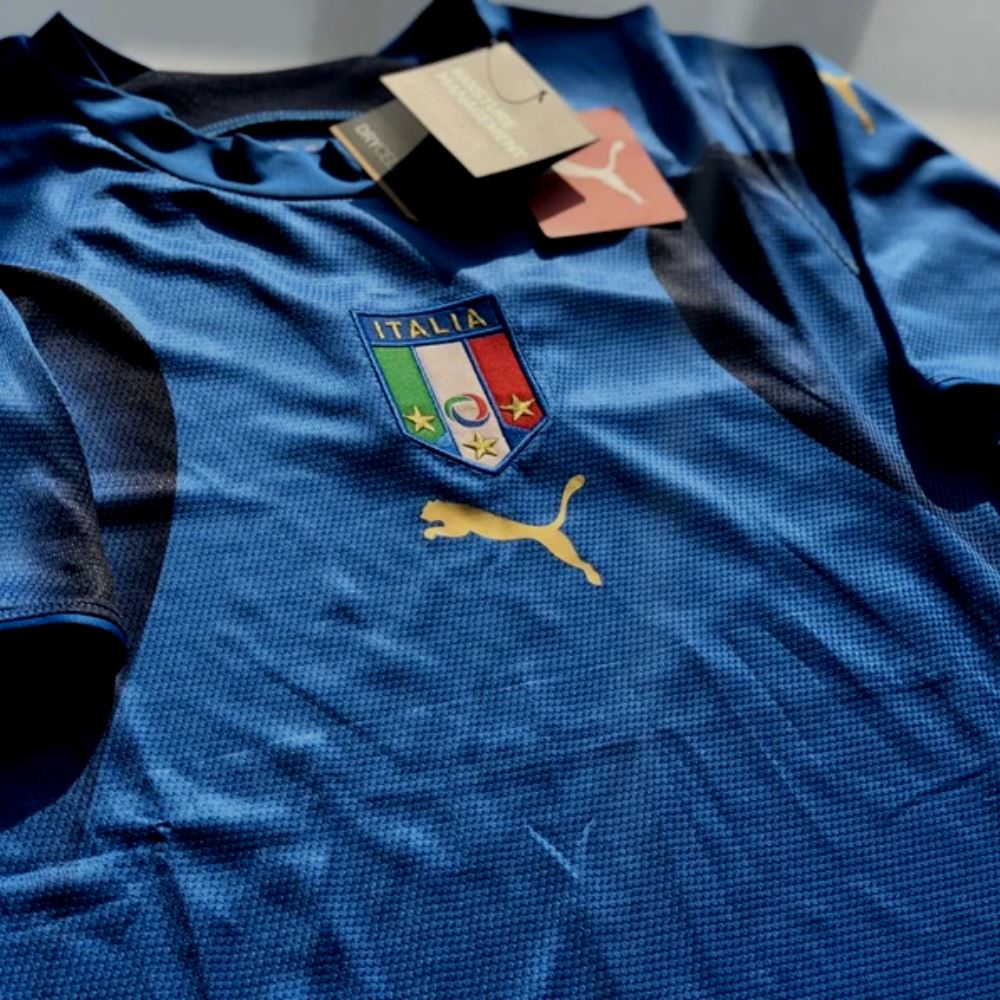 Italy 2006 Home Jersey Kids Retro Edition - PUMA