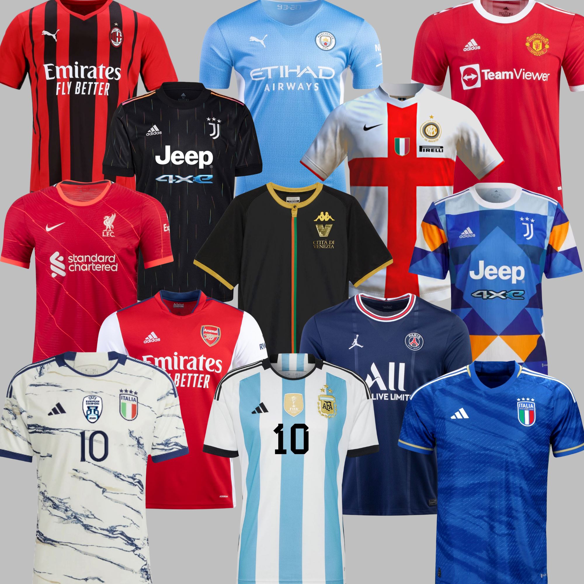 Soccer Jerseys Mystery Bag Adults - ITALY SOCCER SHOP