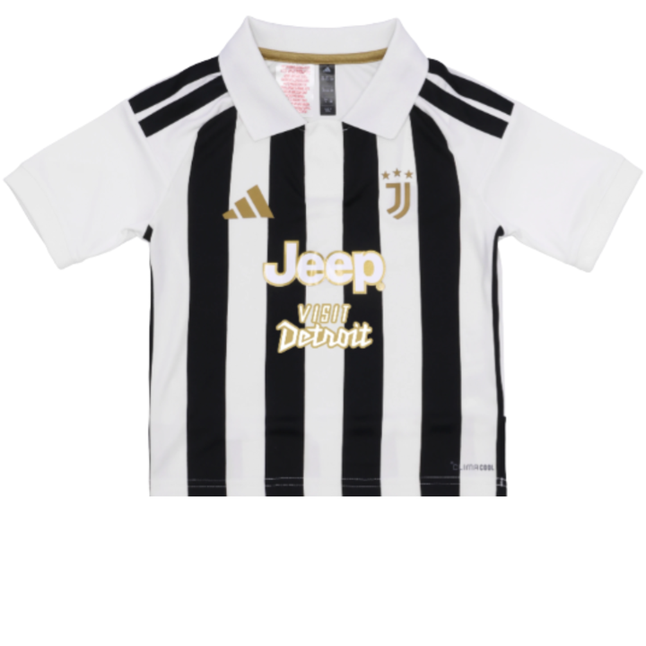 Juventus 2026/27 Home Mini Kit front view - adidas