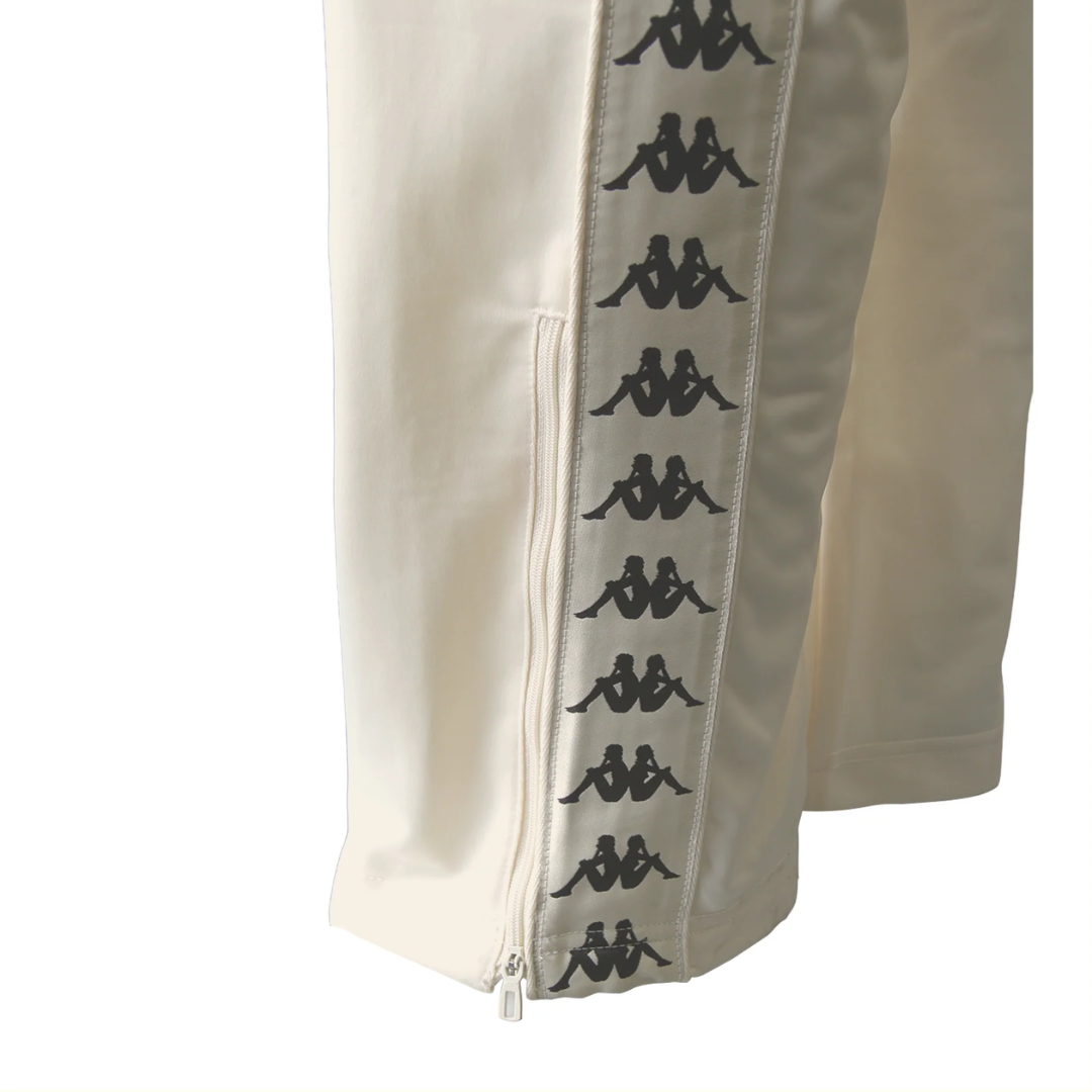 Kappa Lumini Track Pants Beige Butter Banda tape detail - Kappa