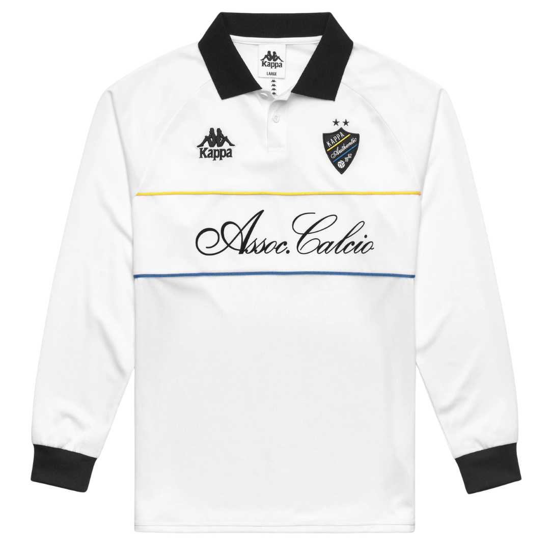 Kappa Olafure L/Sleeve Jersey White/Black - Kappa