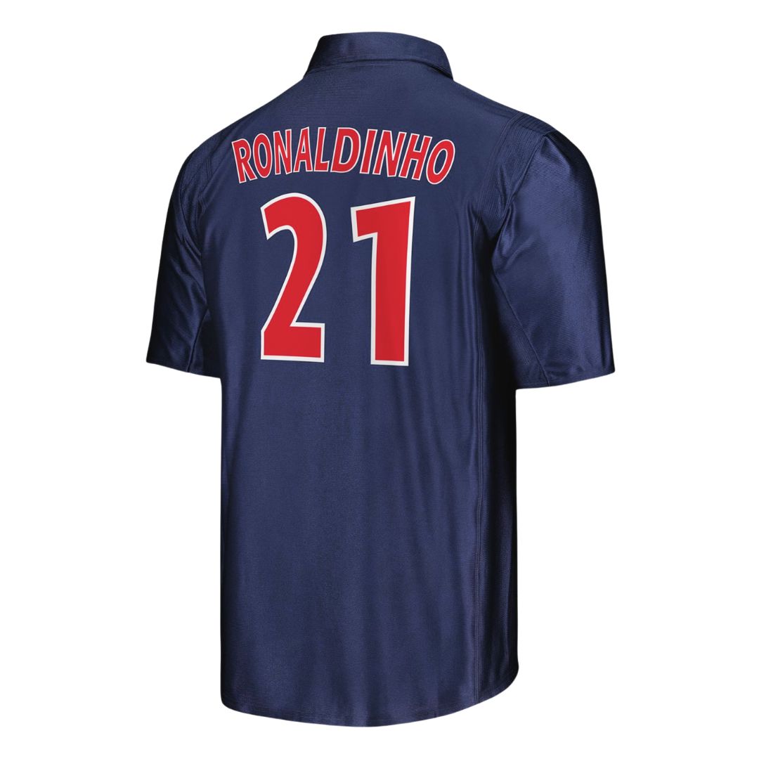 PSG 2001/02 Home Jersey – RONALDINHO #21 - NIKE