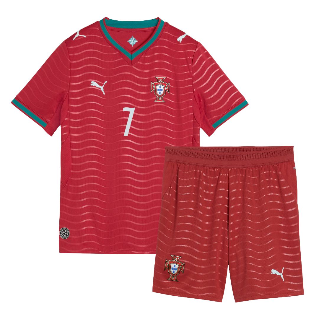 Portugal 2026 Home Jersey Kids – Ronaldo #7 - PUMA