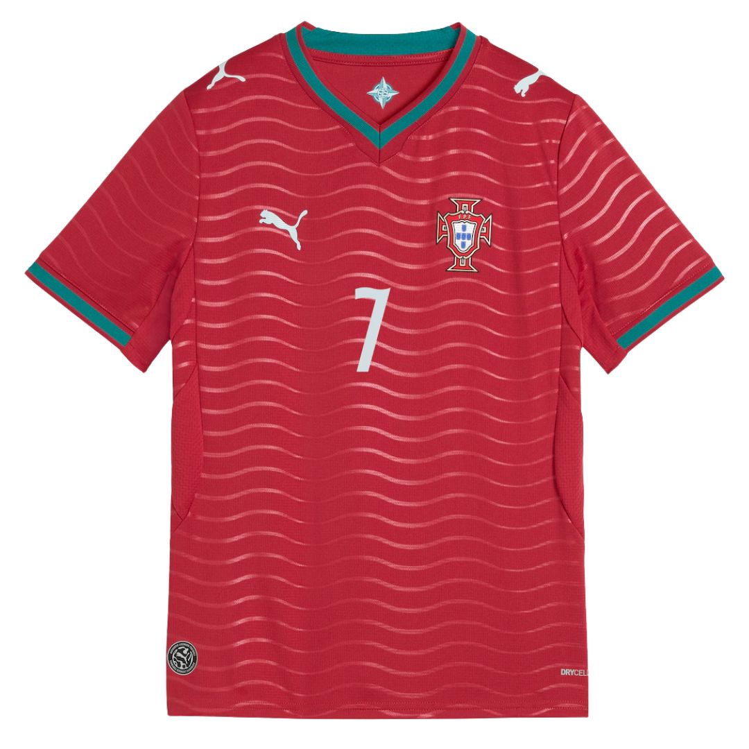 Portugal 2026 Home Jersey Kids – Ronaldo #7 - PUMA