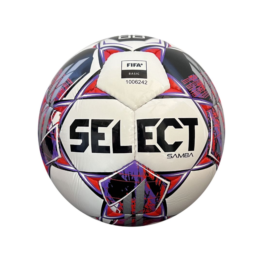SAMBA SOCCER BALL WHITE / PURPLE (FIFA V23) - ITASPORT