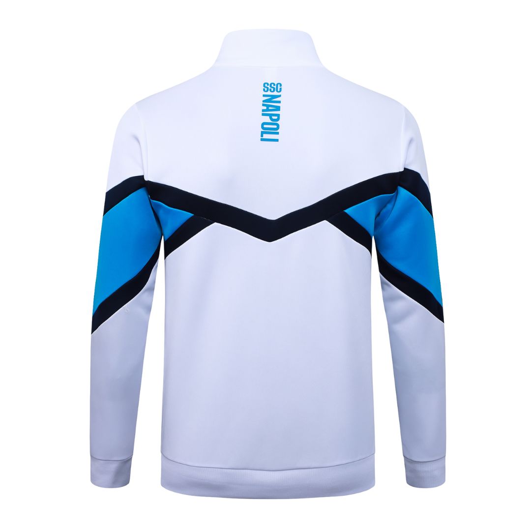 SSC NAPOLI TRACKSUIT 25/26 WHITE - ITASPORT
