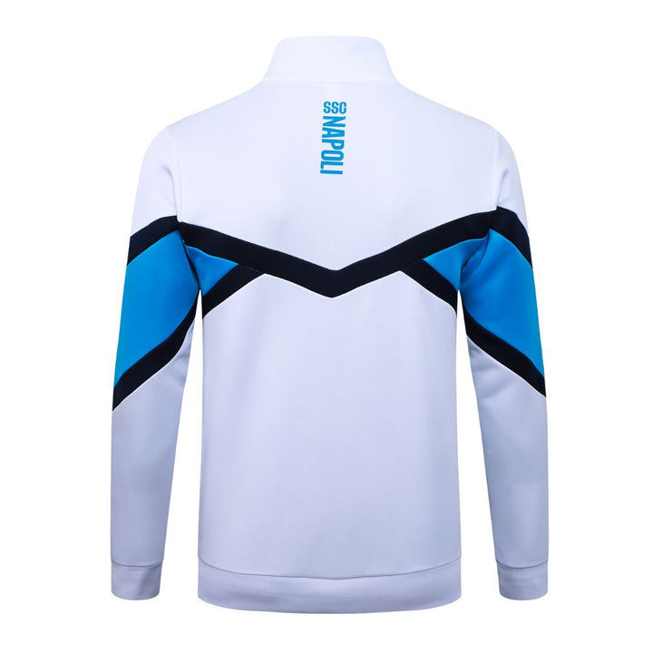 SSC NAPOLI TRACKSUIT 25/26 WHITE - ITASPORT