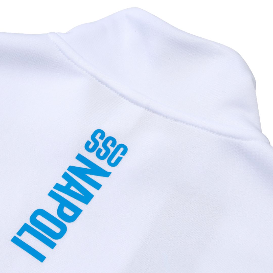 SSC NAPOLI TRACKSUIT 25/26 WHITE - ITASPORT