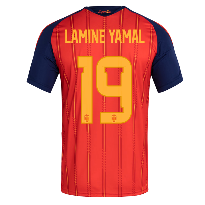 Spain World Cup 2026 Home Jersey Yamal 19 - adidas