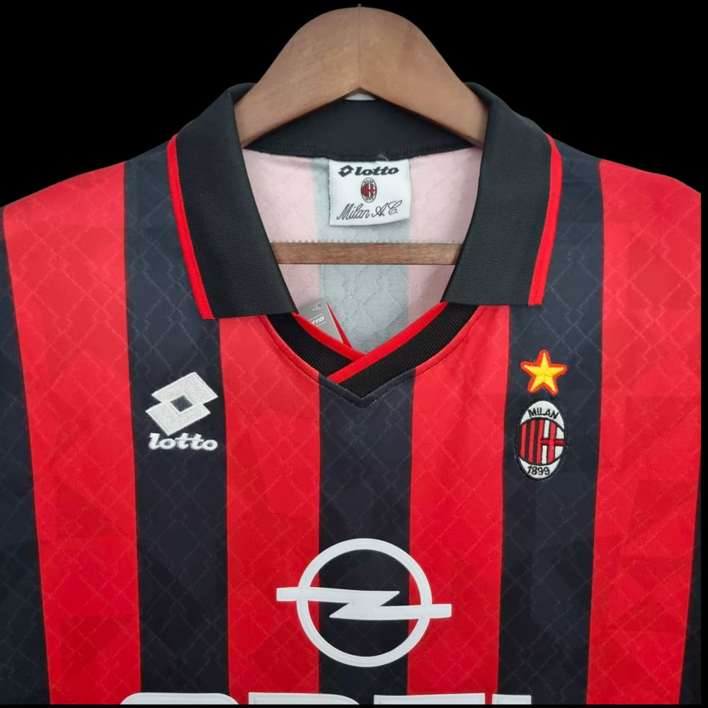1995/96 AC Milan Home Jersey Baresi 6 - ITASPORT