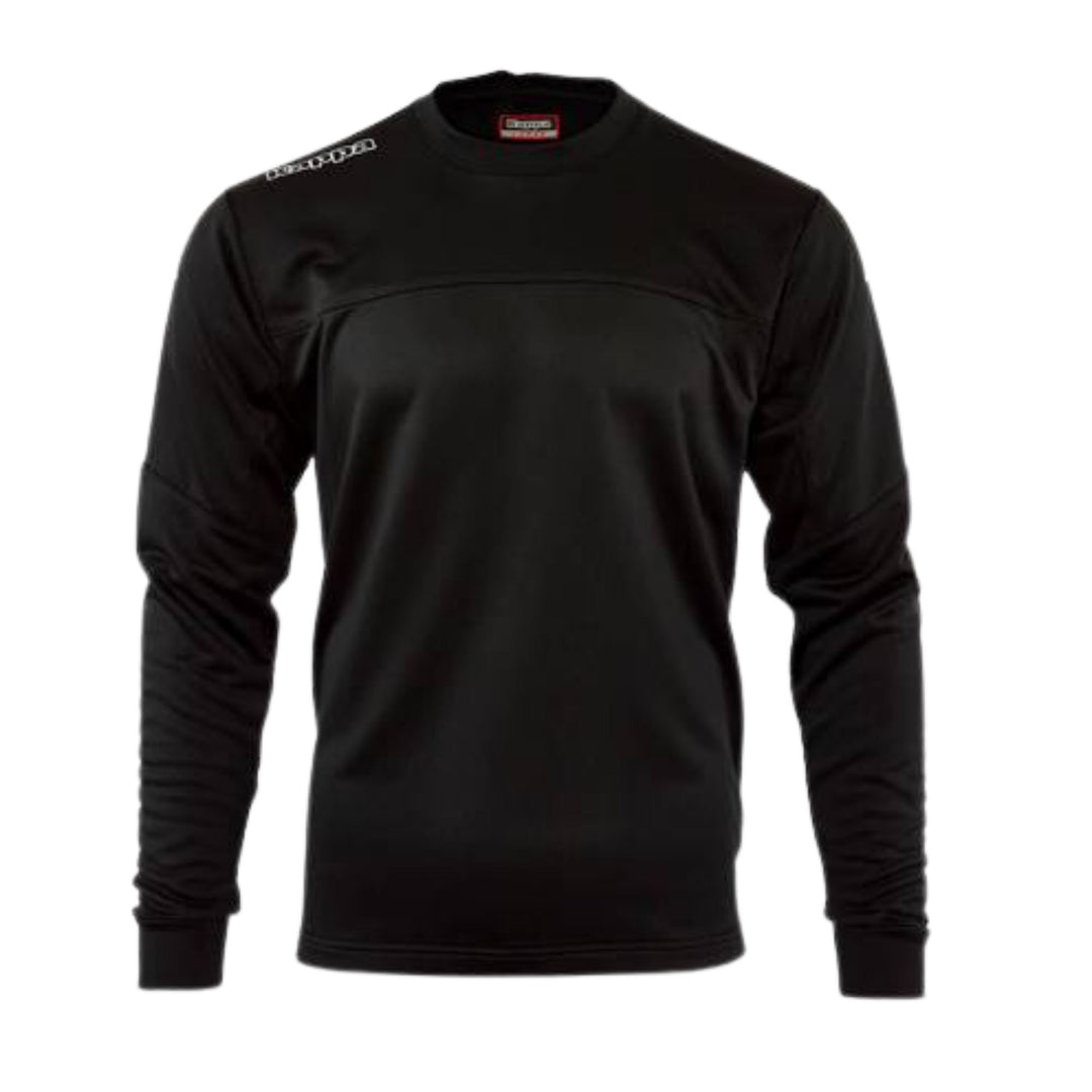 Kappa Warm Up Crew Sweat Black - ITASPORT