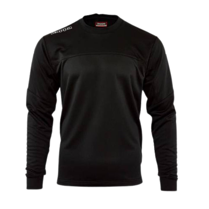 Kappa Warm Up Crew Sweat Black - ITASPORT