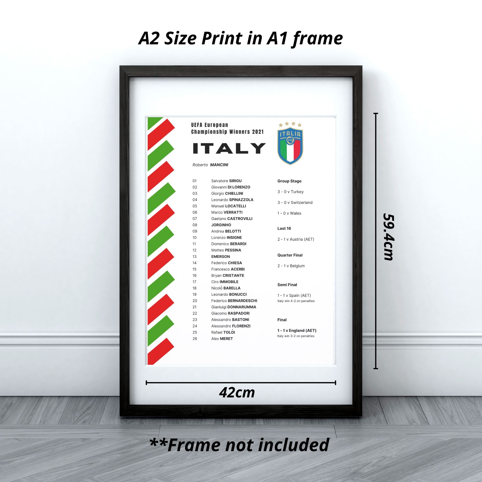 Italy UEFA Champions 2020/21 Print - ITASPORT