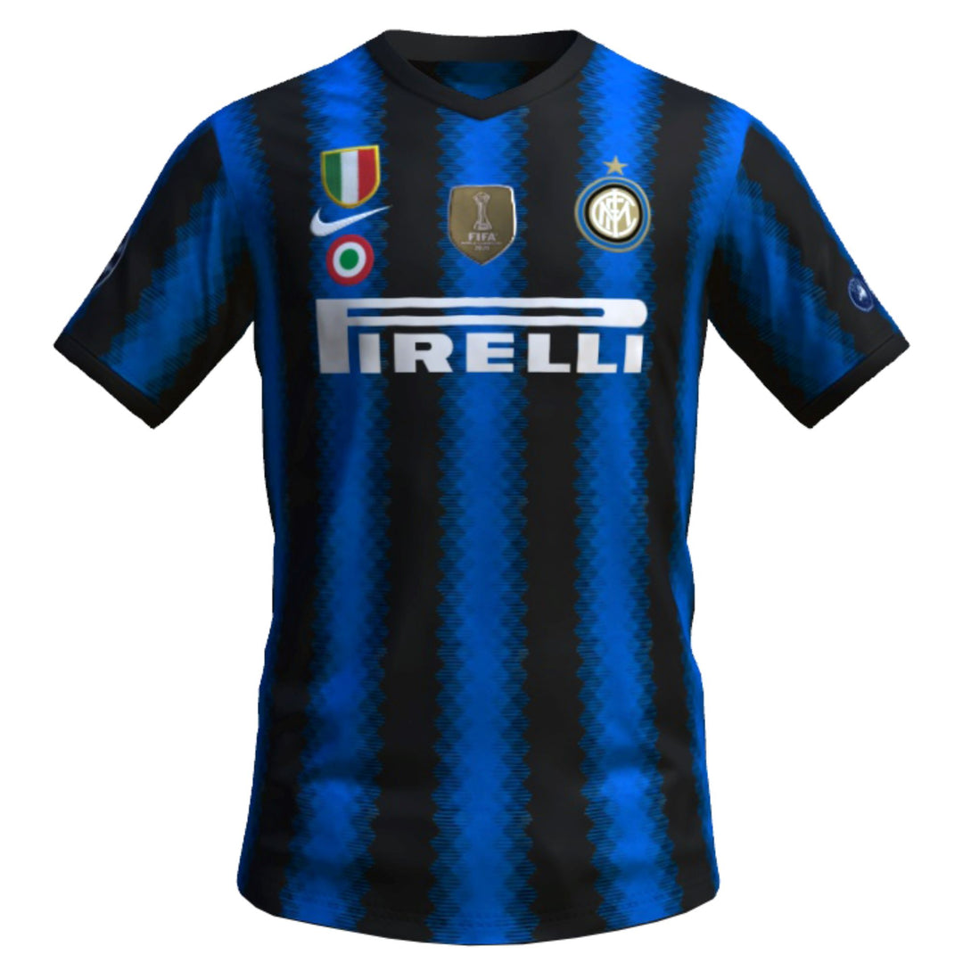 2010/11 Inter Milan Home Jersey with full patches - ITASPORT