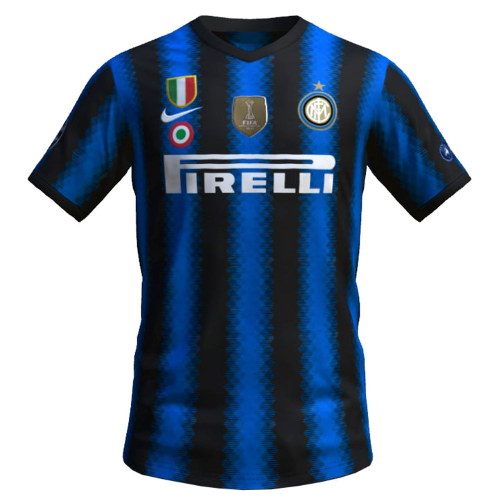 2010/11 Inter Milan Home Jersey with full patches - ITASPORT