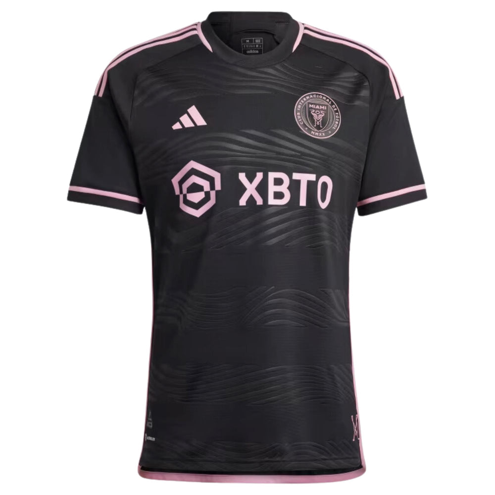 Inter Miami Messi Away Jersey Authentic Black La Noche Kit - ADIDAS