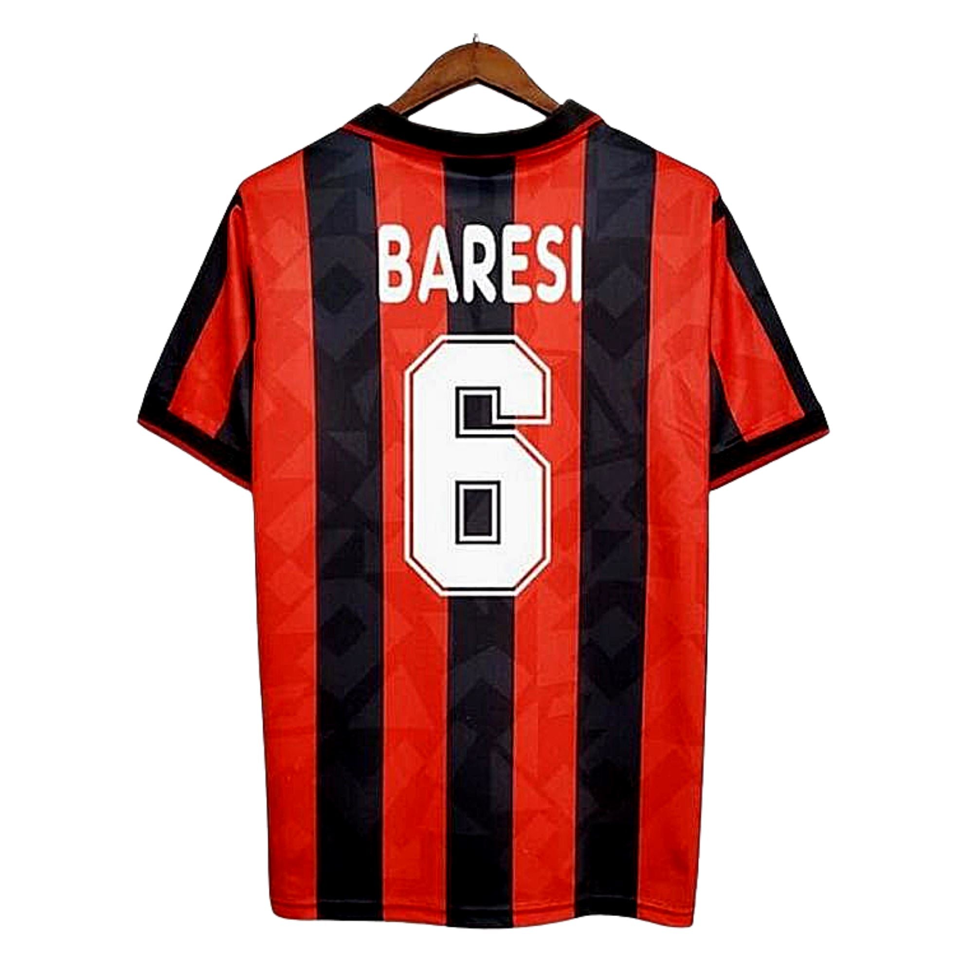 1993/94 AC Milan Home Jersey Baresi #6 - ITASPORT